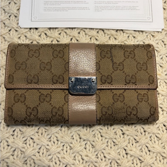 Vintage Gucci Wallet, Authenticated - Picture 1 of 14